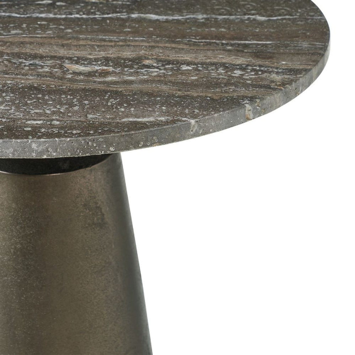 Round Bronze Indoor/Outdoor Accent Table by Uttermost Midsummer, alternate view 4