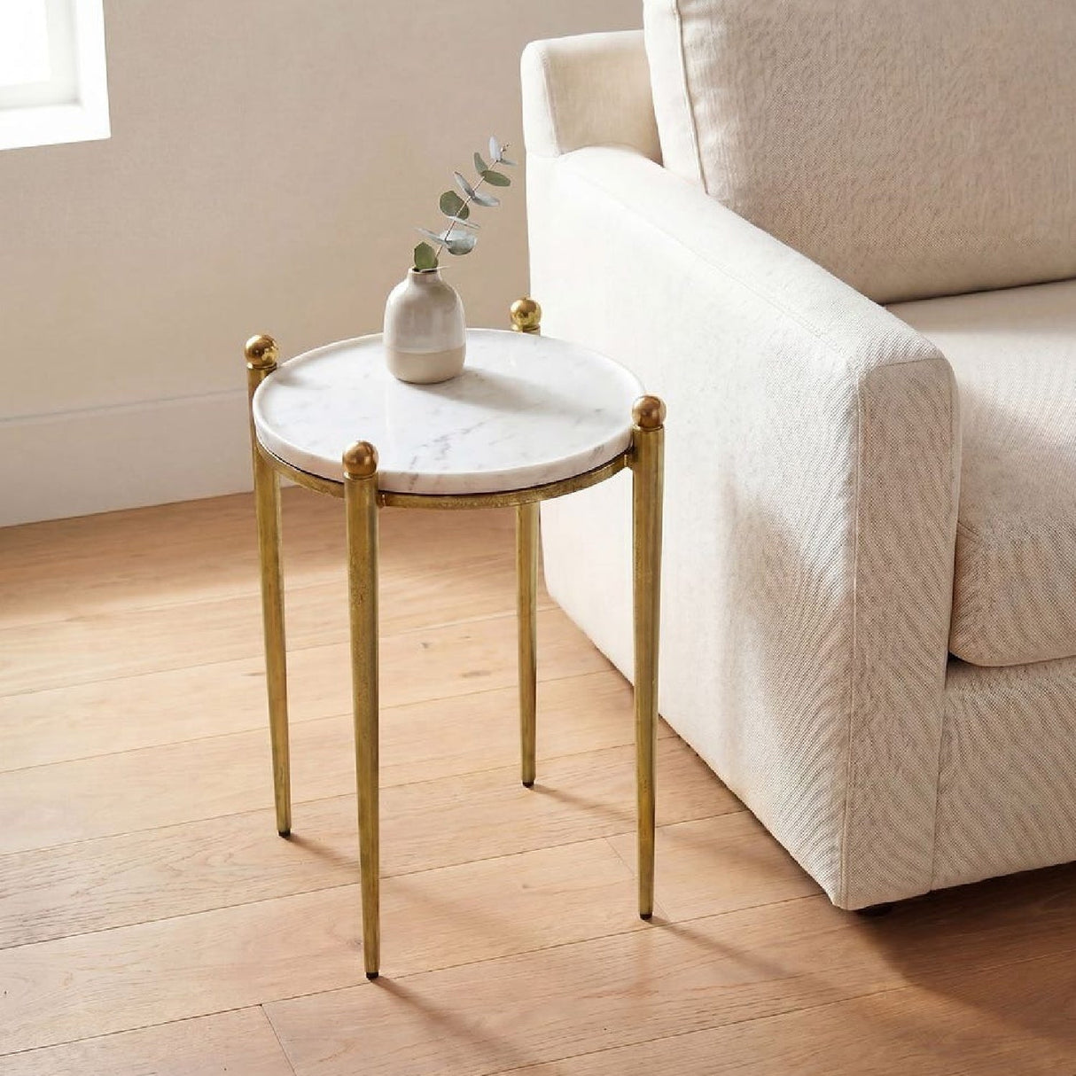 Cast Aluminum Round Accent Table | Uttermost Nahunta - www.oroa.com