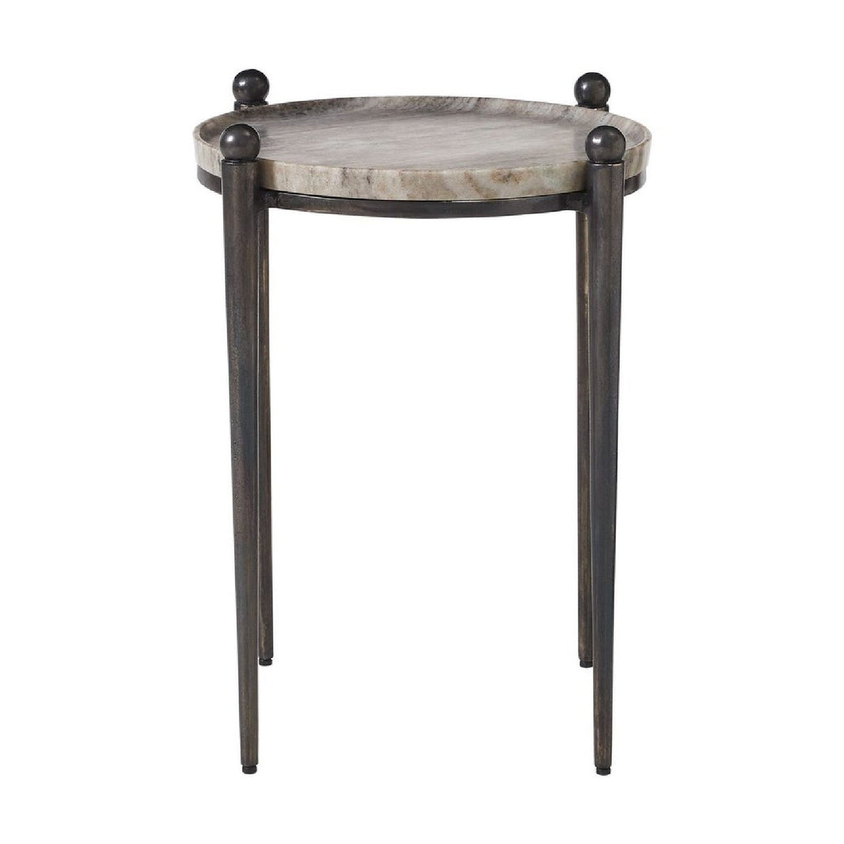 Cast Aluminum Round Accent Table | Uttermost Nahunta - www.oroa.com