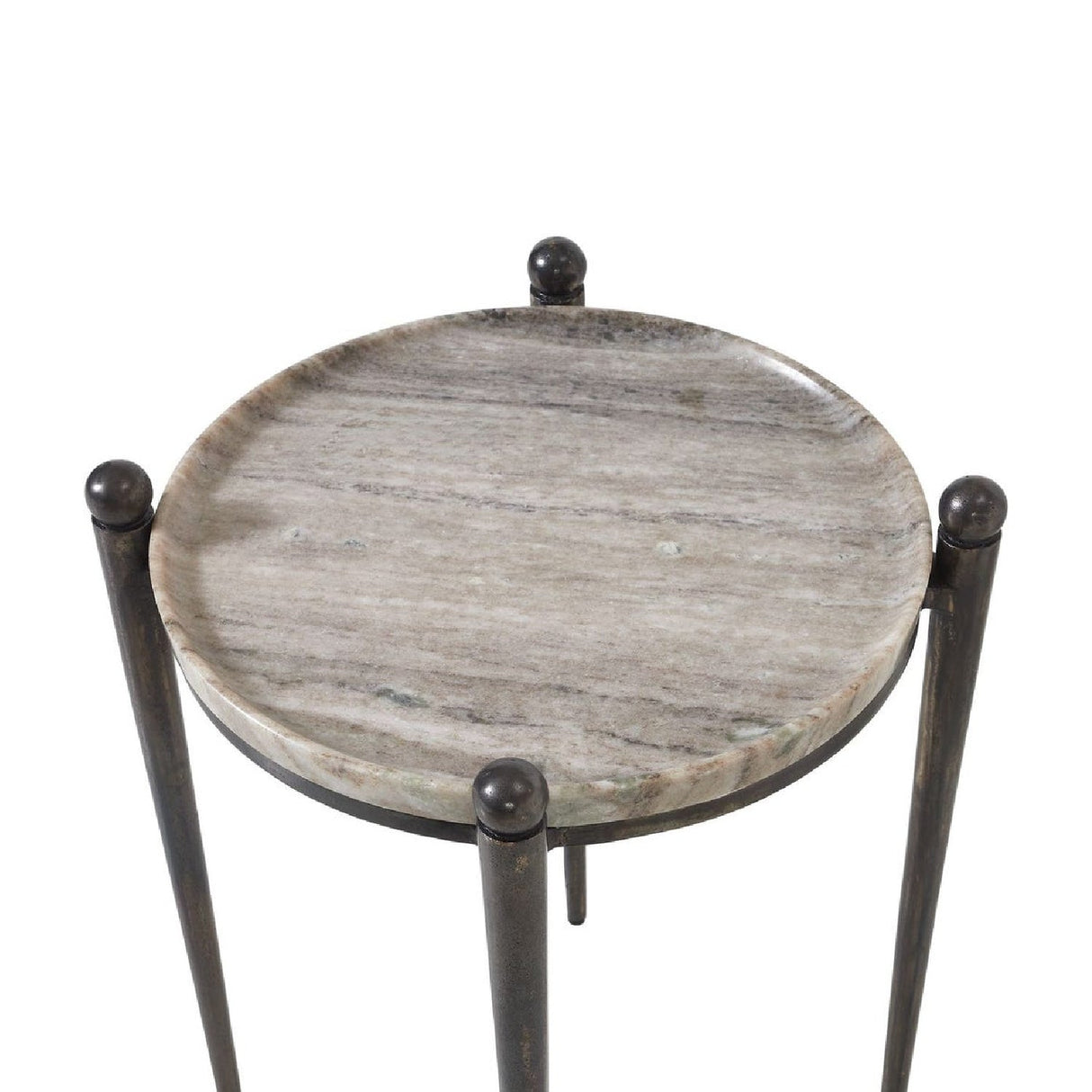 Cast Aluminum Round Accent Table | Uttermost Nahunta - www.oroa.com