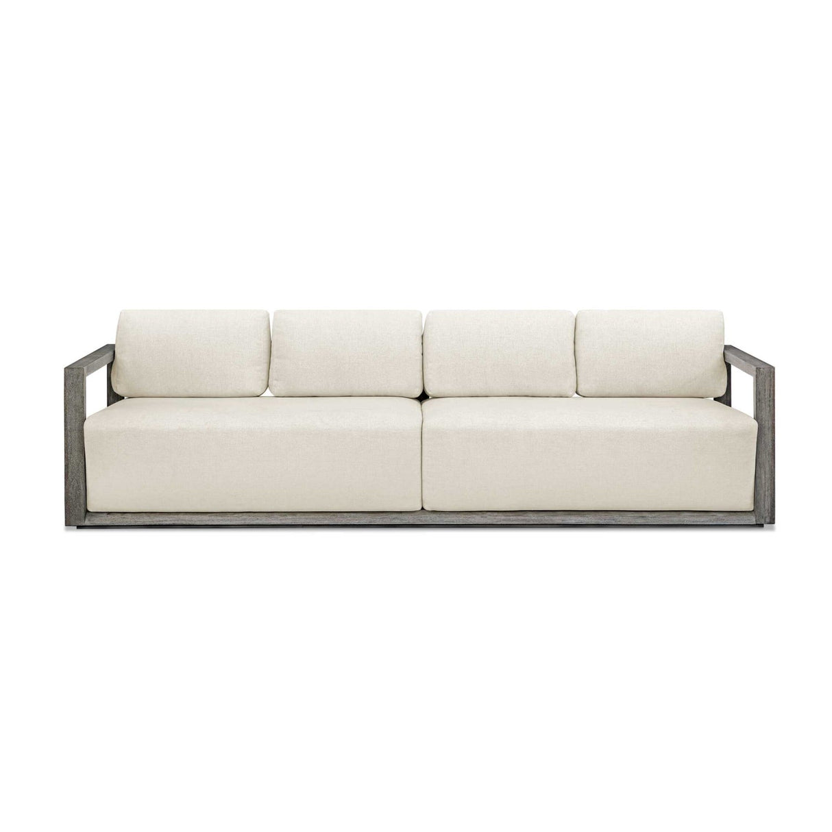 Gray Mahogany Outdoor 4-Seater Sofa by Uttermost Remsen