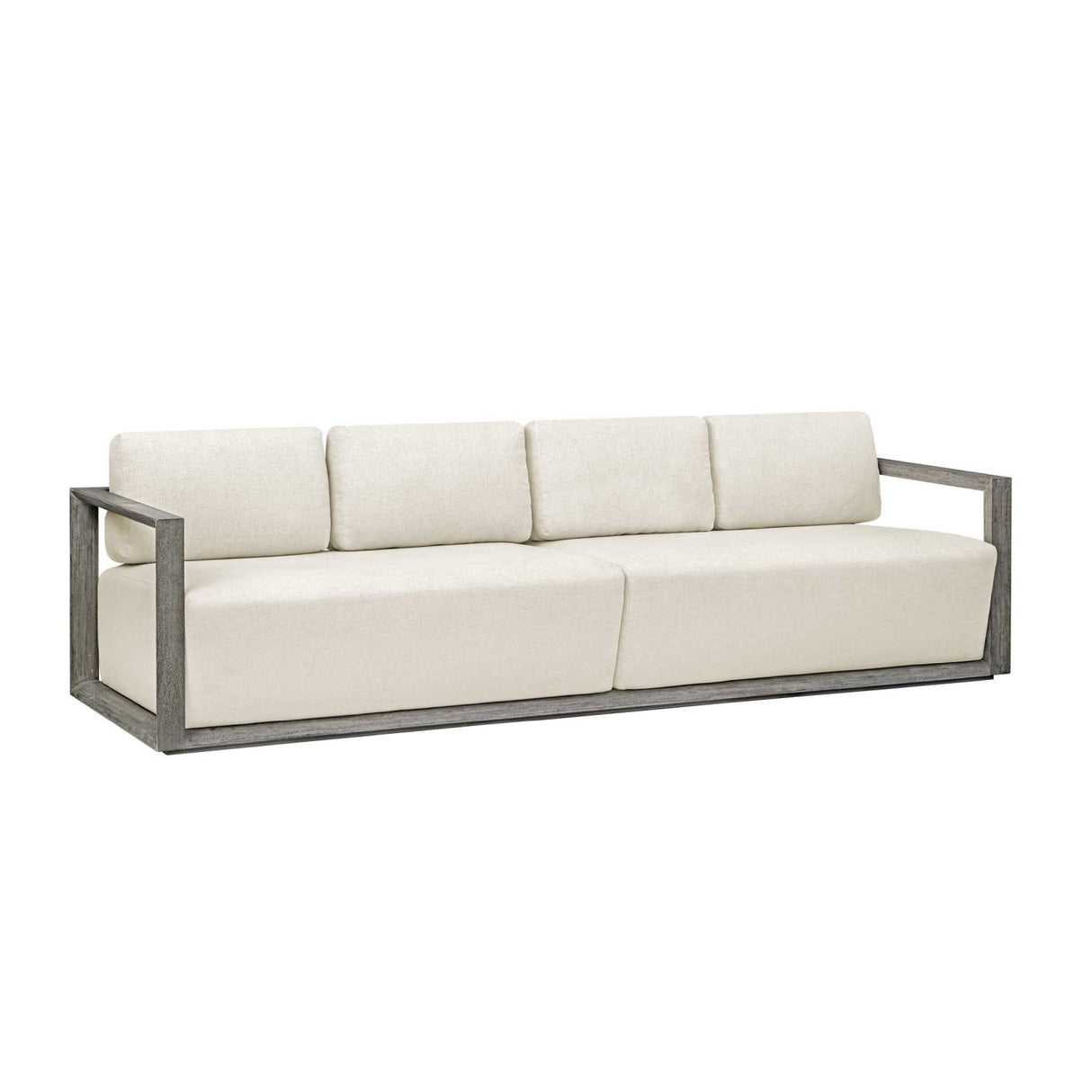 Gray Mahogany Outdoor 4-Seater Sofa by Uttermost Remsen, alternate view 3