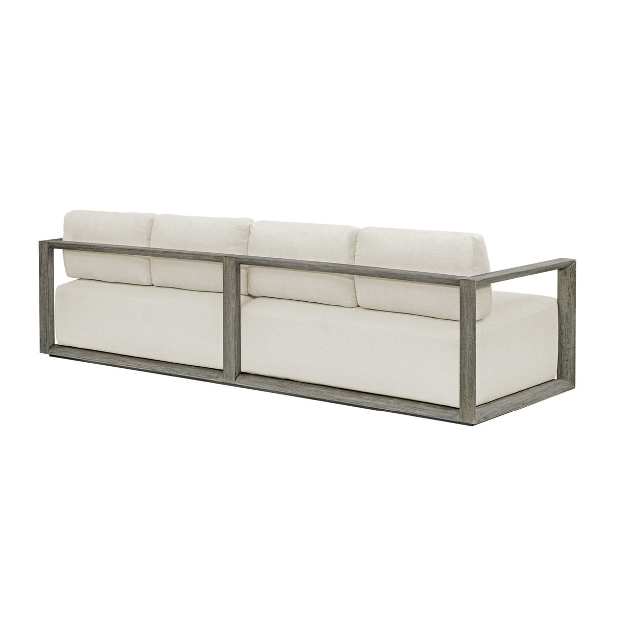 Modern European furniture - Gray Mahogany Outdoor 4-Seater Sofa - www.oroa.com | Oroa.com