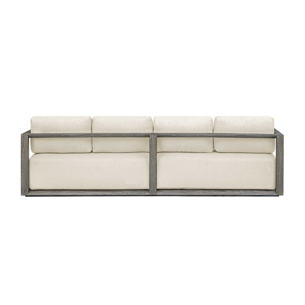 Modern European furniture - Gray Mahogany Outdoor 4-Seater Sofa - www.oroa.com | Oroa.com