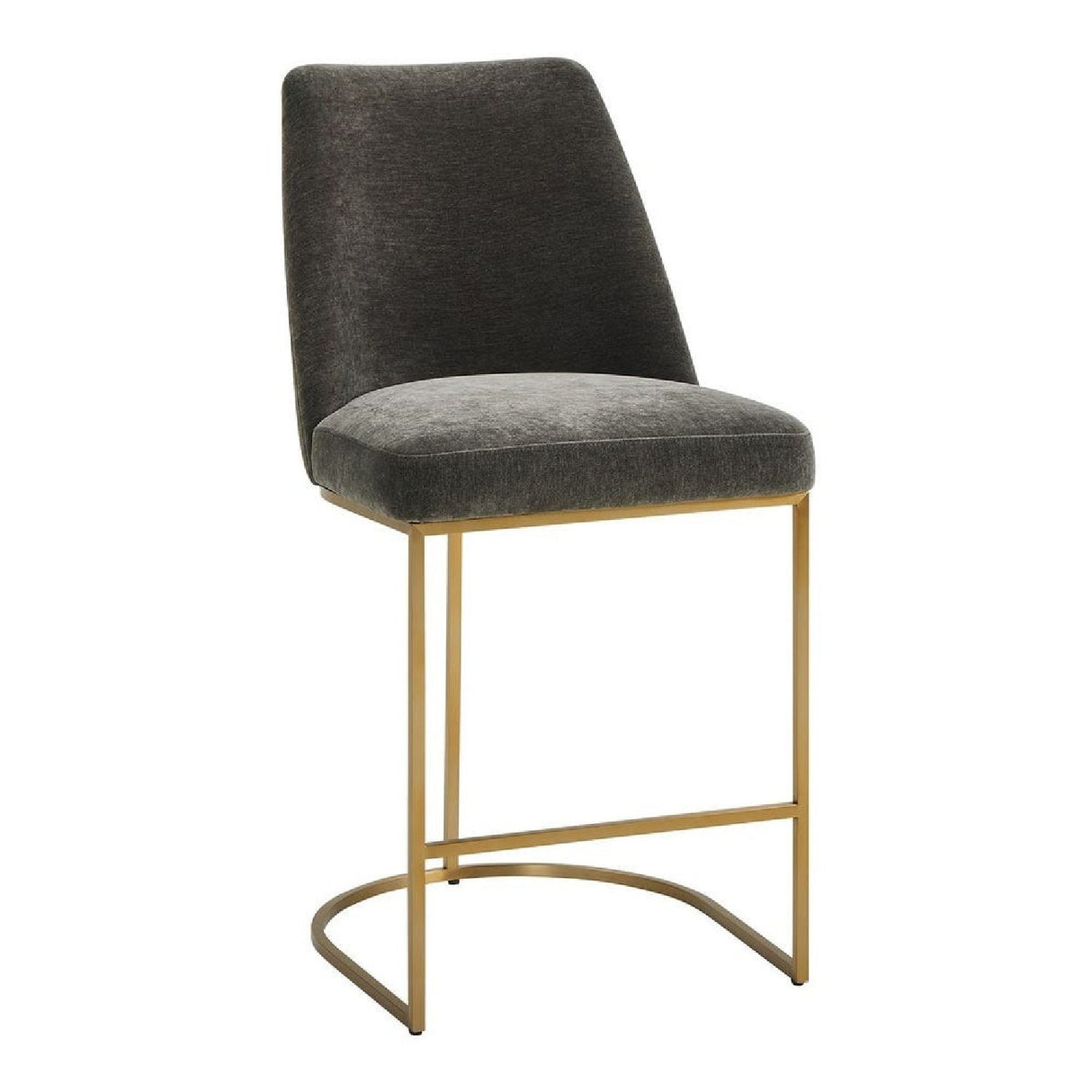 Gray Velvet Counter Stool by Uttermost Hanni
