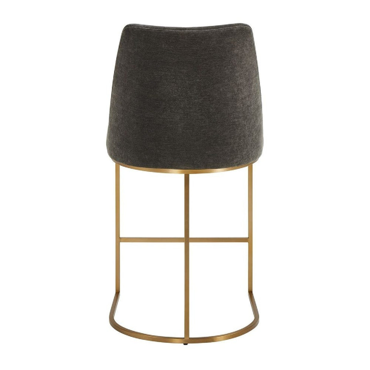 Gray Velvet Counter Stool by Uttermost Hanni, alternate view 6