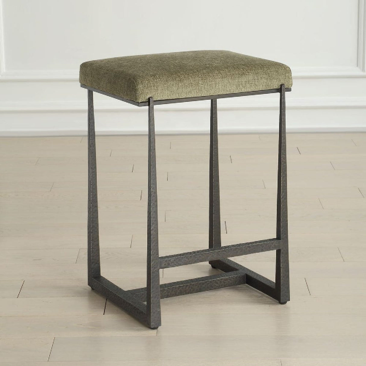 Modern European furniture - Green Fabric Counter Stool - www.oroa.com