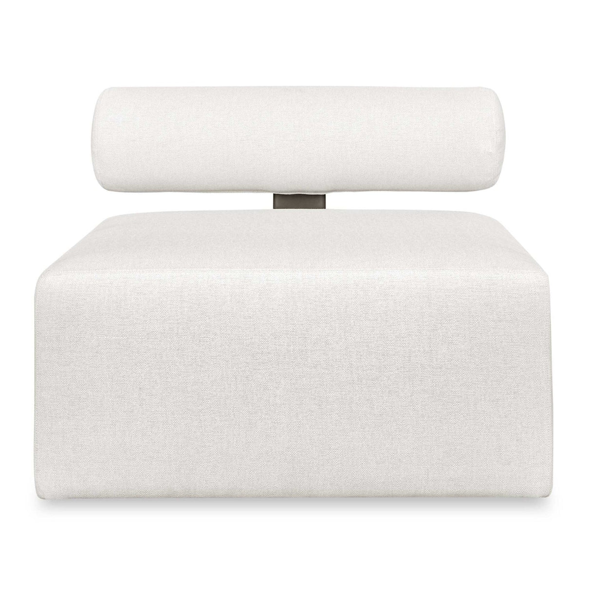 White Fabric Outdoor Sofa by Uttermost Bolster