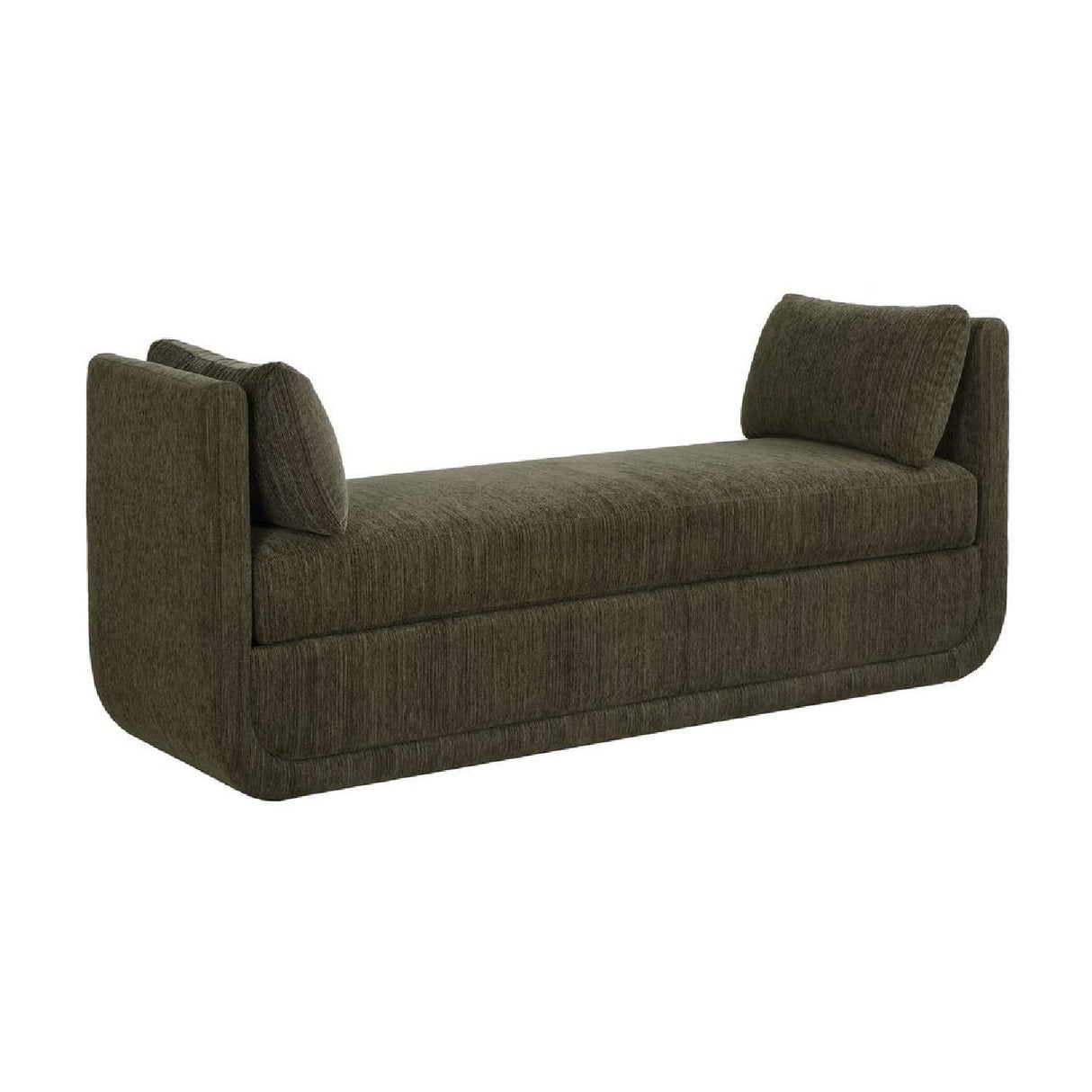 Textured Chenille Oversized Bench by Uttermost Abound, alternate view 3