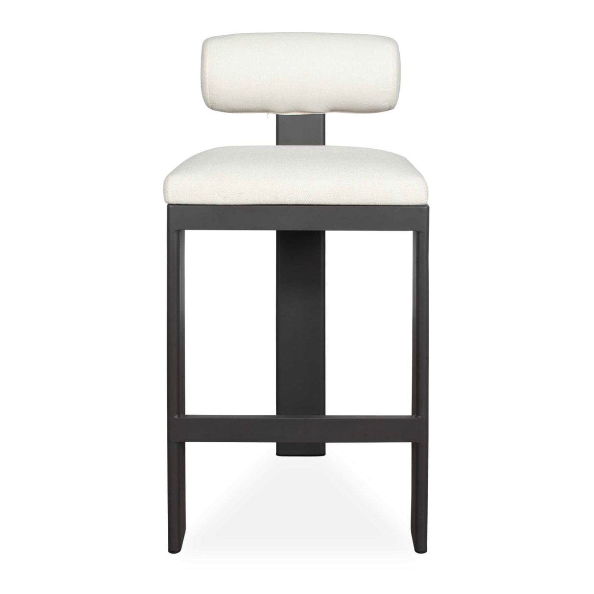 White Padded Outdoor Bar Stool by Uttermost Bolster
