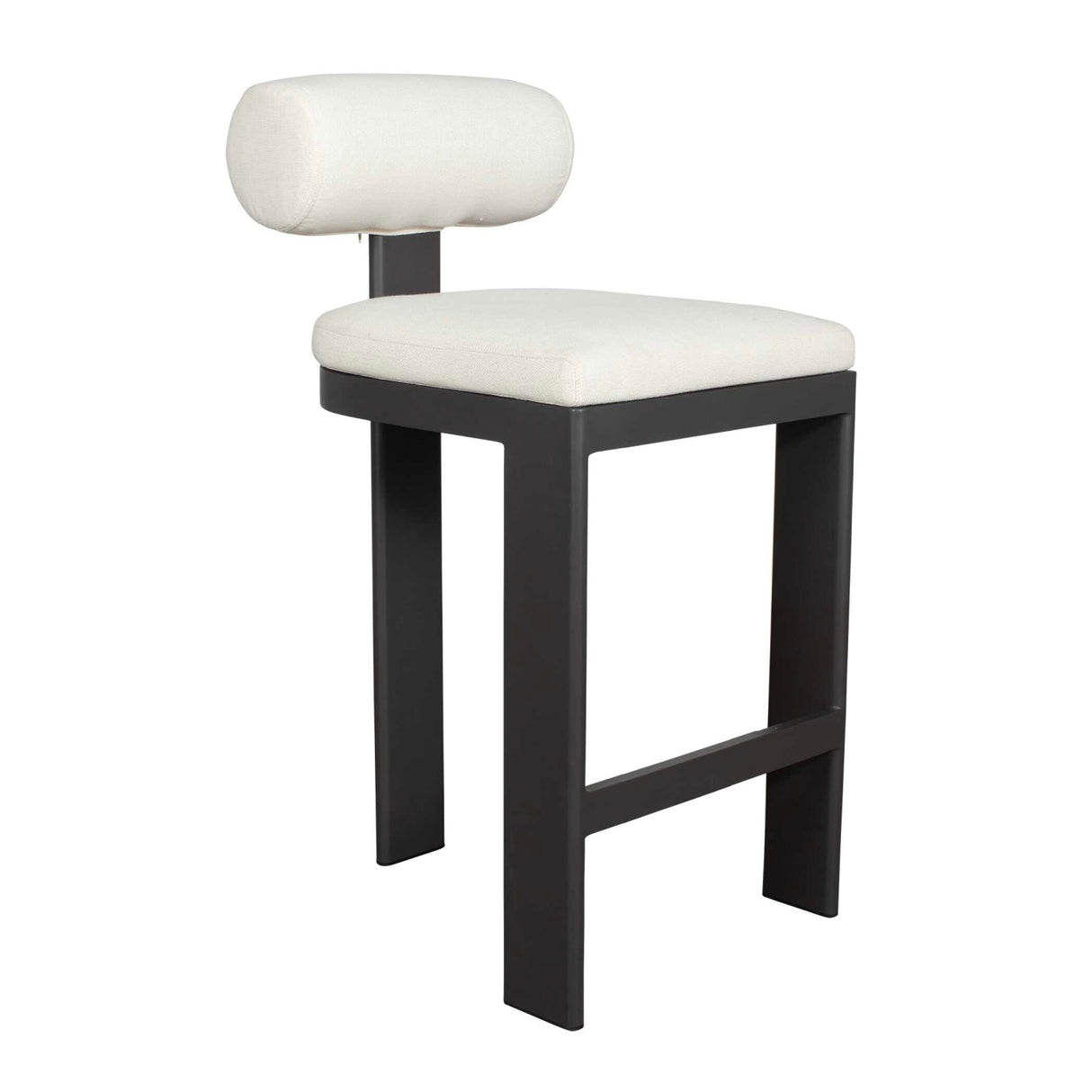 White Padded Outdoor Bar Stool | Oroa.com