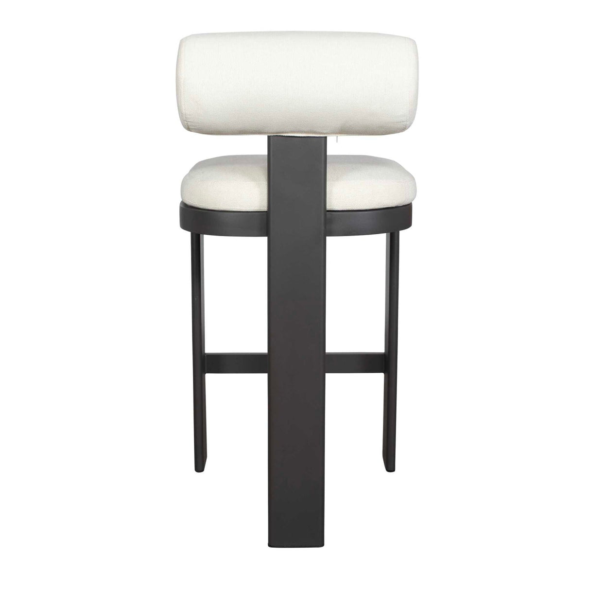 White Padded Outdoor Bar Stool by Uttermost Bolster, alternate view 5