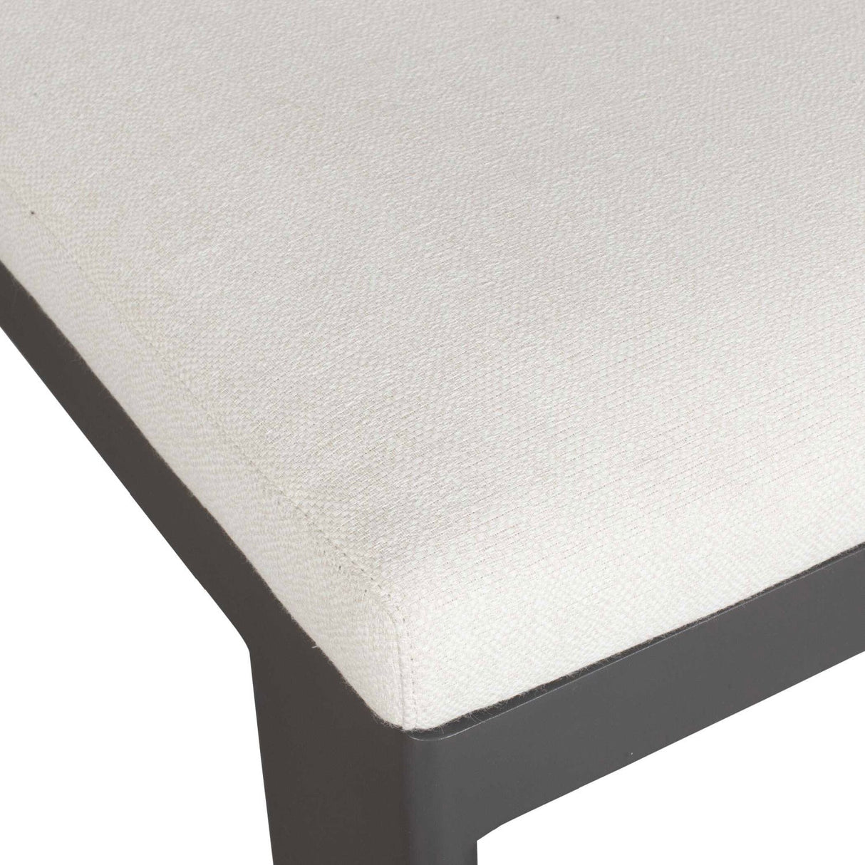 White Padded Outdoor Bar Stool by Uttermost Bolster, alternate view 10