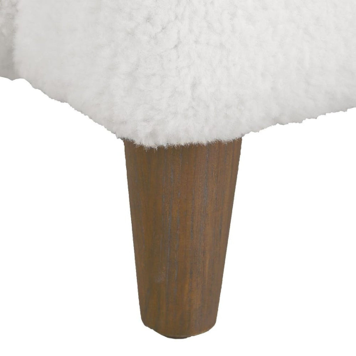 White Sheepskin Wingback Lounge Chair by Uttermost Ingel, alternate view 7