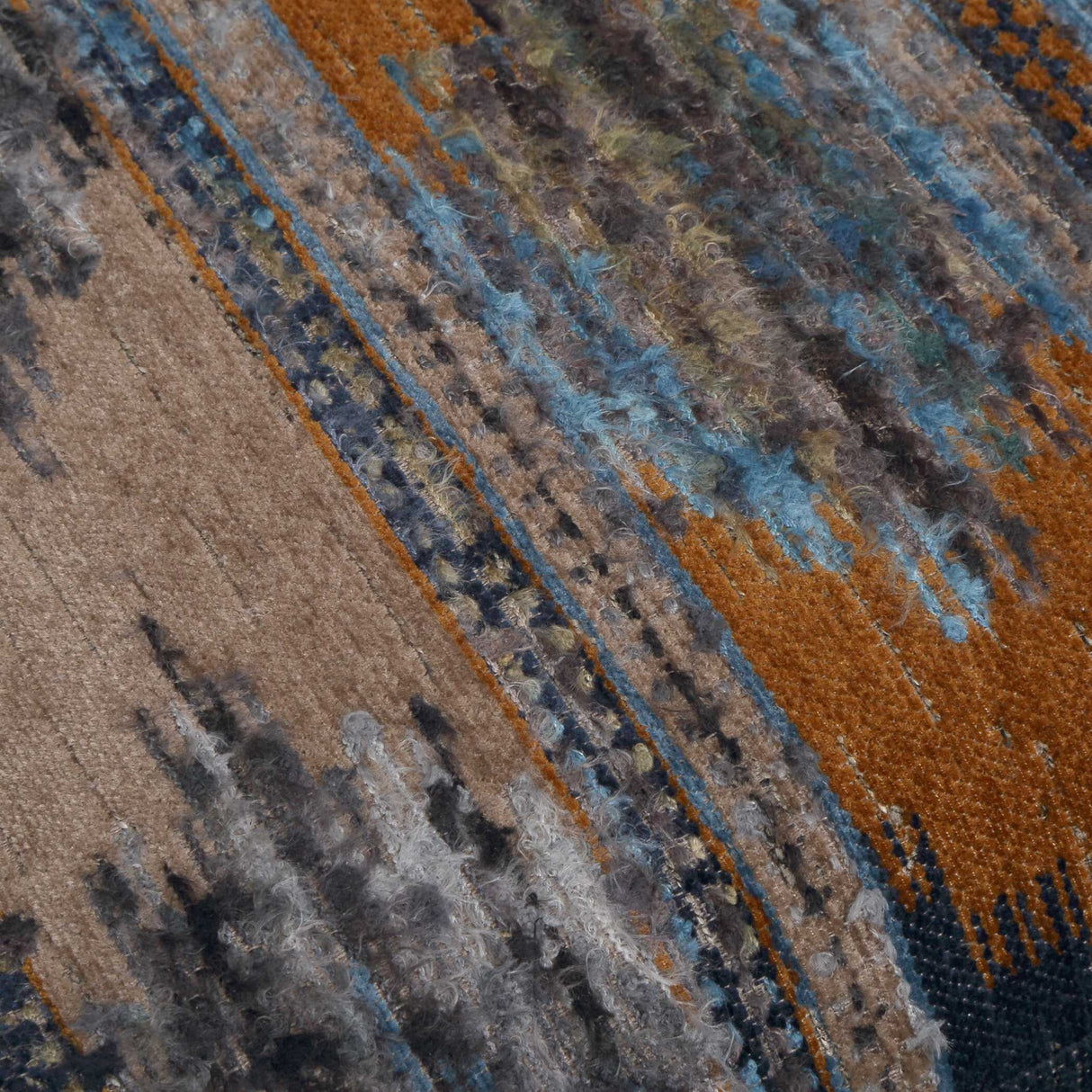 Ikat Print Chenille Lounge Chair | Oroa.com