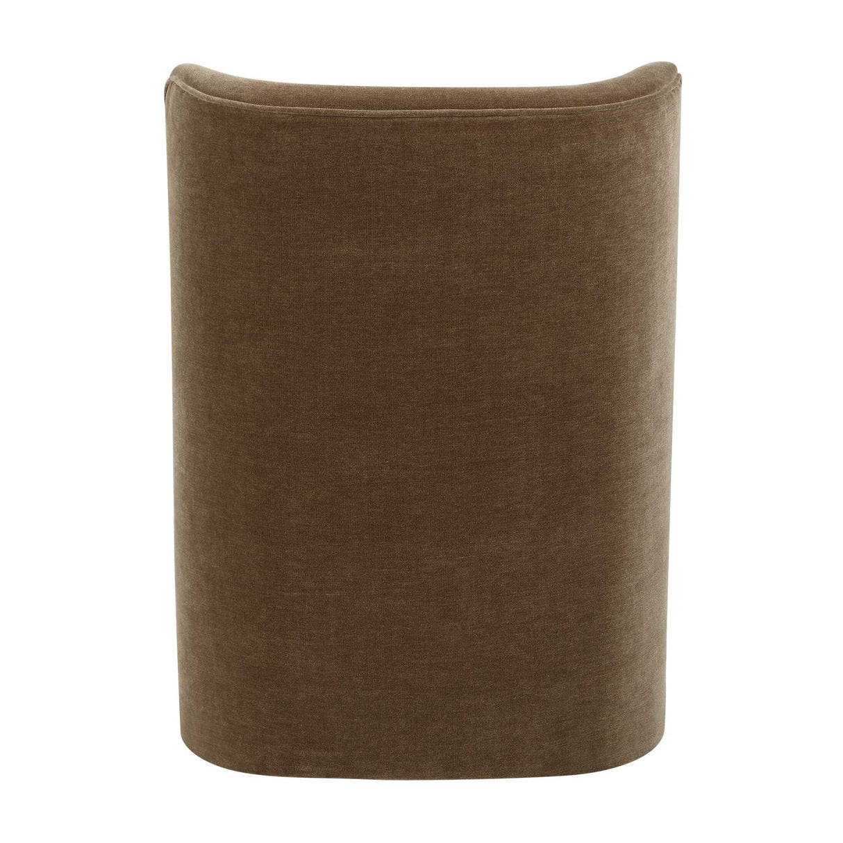 Brown Velvet Caster Dining Chair by Uttermost Outlook, alternate view 6