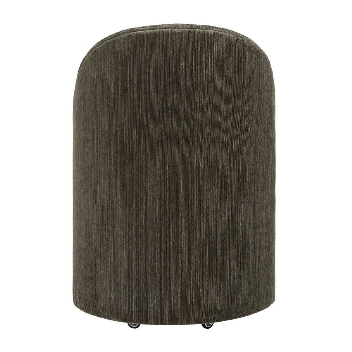 Modern European furniture - Chenille Caster Swivel Dining Chair - www.oroa.com
