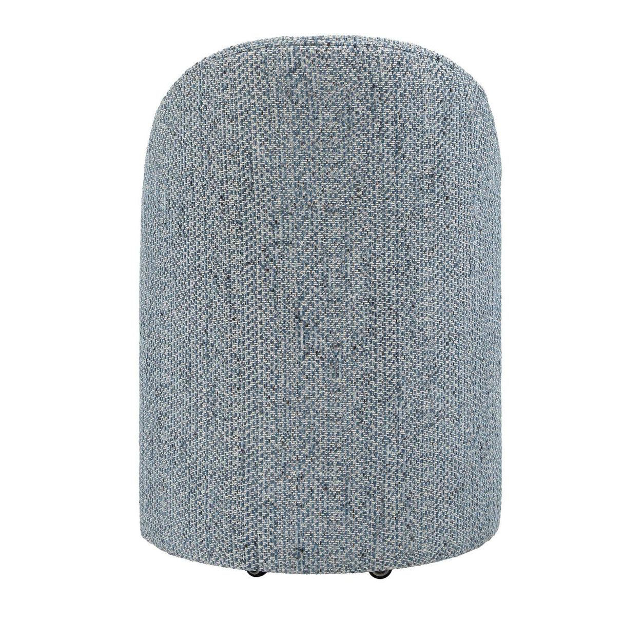Modern European furniture - Chenille Caster Swivel Dining Chair - www.oroa.com