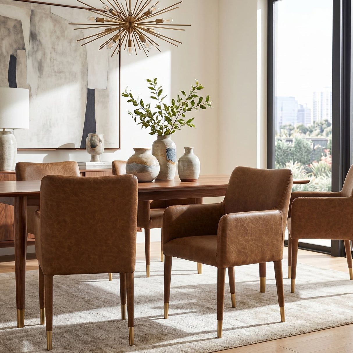 Modern European furniture - Upholstered Dining Armchair - www.oroa.com