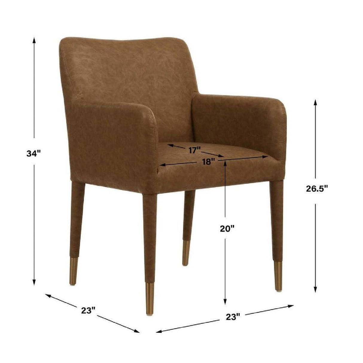 Modern European furniture - Upholstered Dining Armchair - www.oroa.com