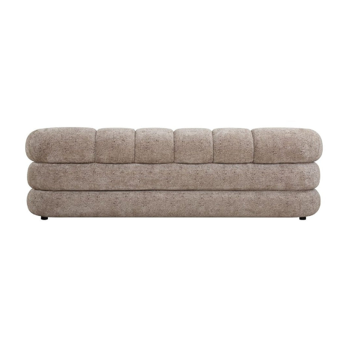 Beige Chenille Channeled Sofa by Uttermost Modella, alternate view 6