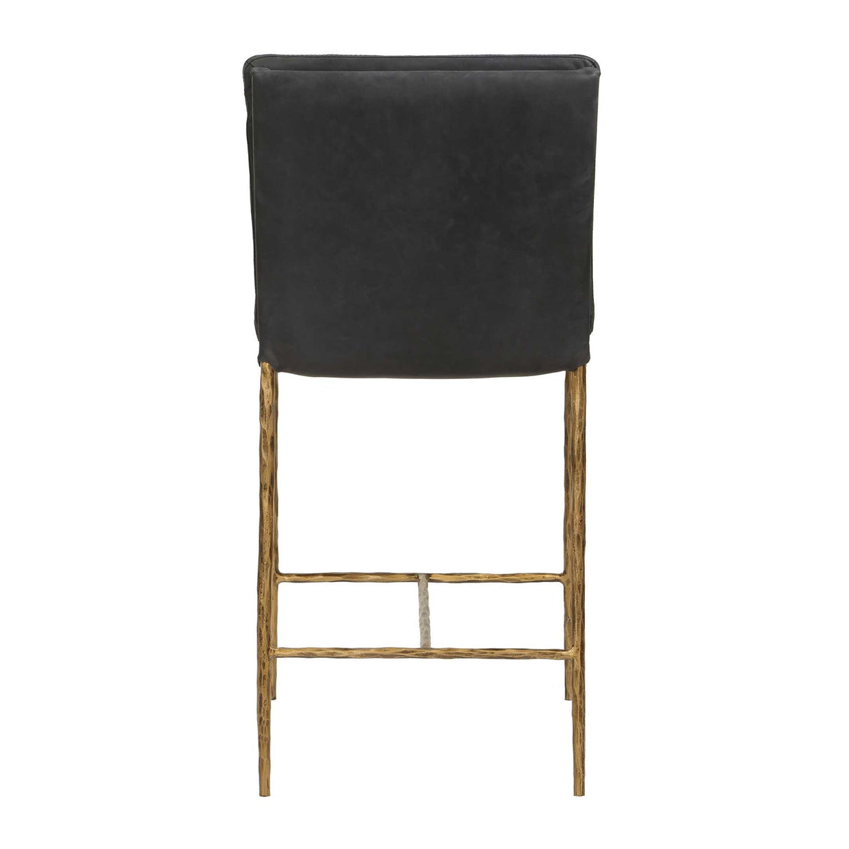 Gray Leather Counter Stool by Uttermost Ascend, alternate view 6