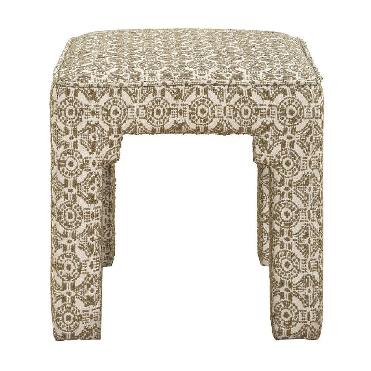 Green Medallion Motif Bench S by Uttermost Satoria