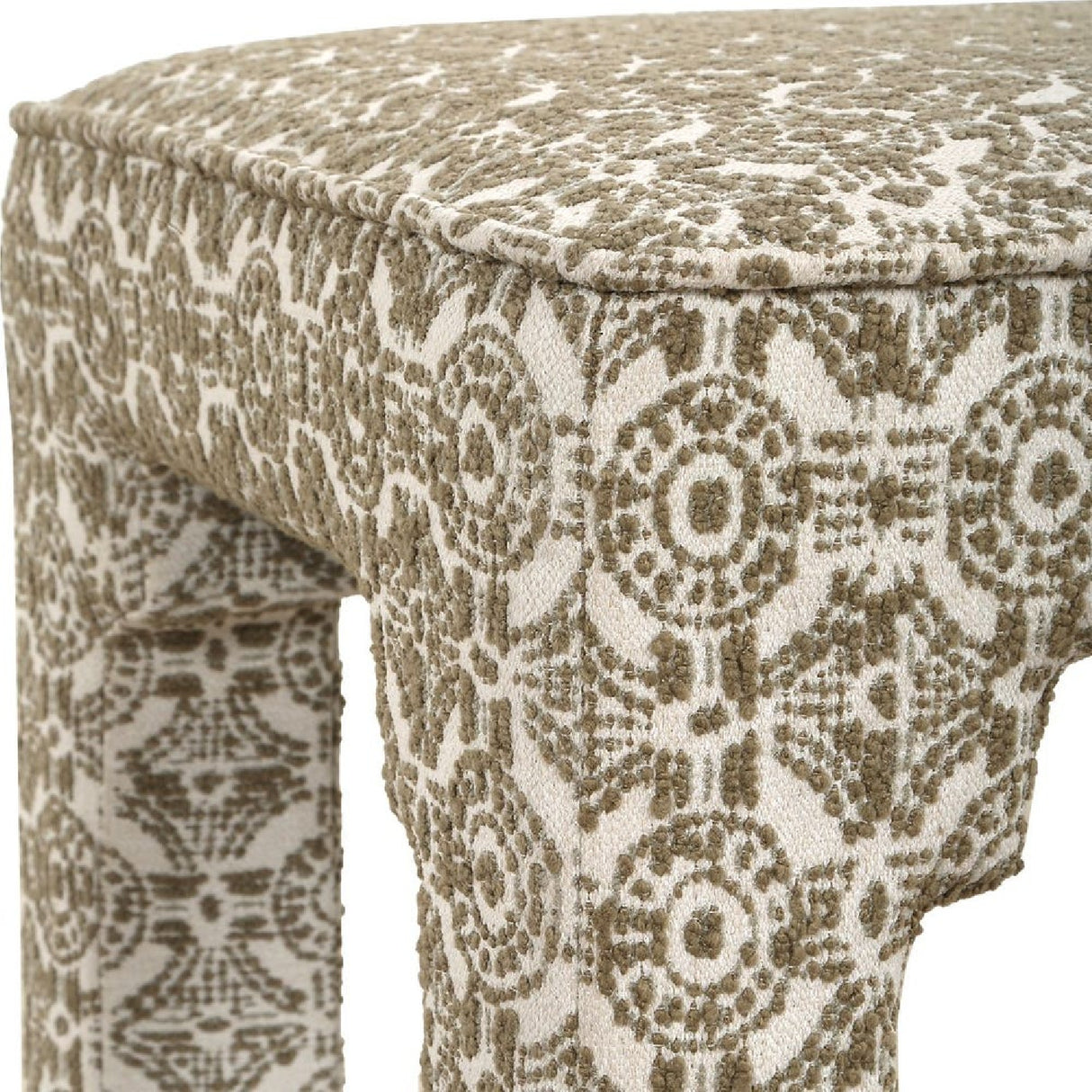 Green Medallion Motif Bench S | Oroa.com