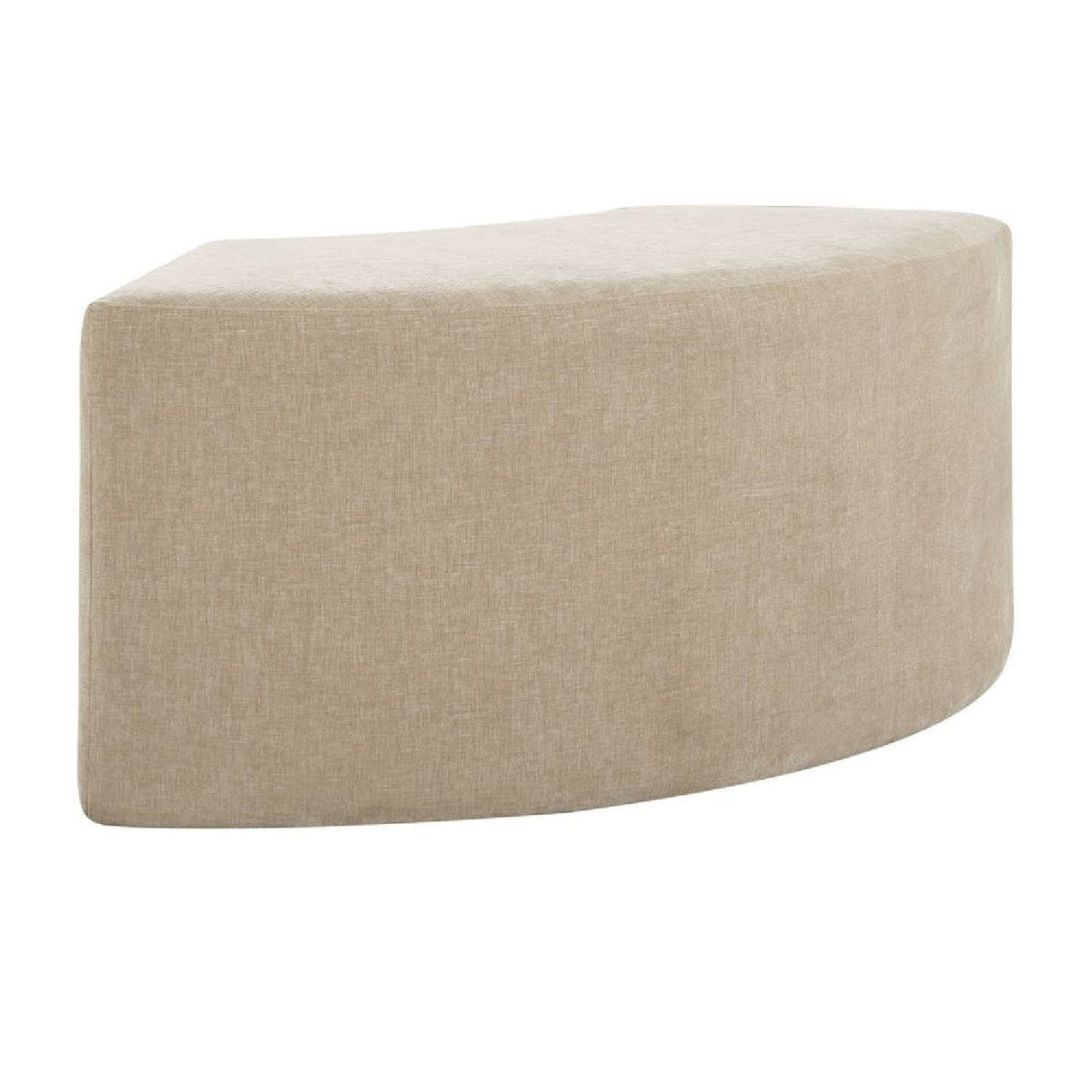 Beige Velvet Curved Bench by Uttermost Khai, alternate view 6