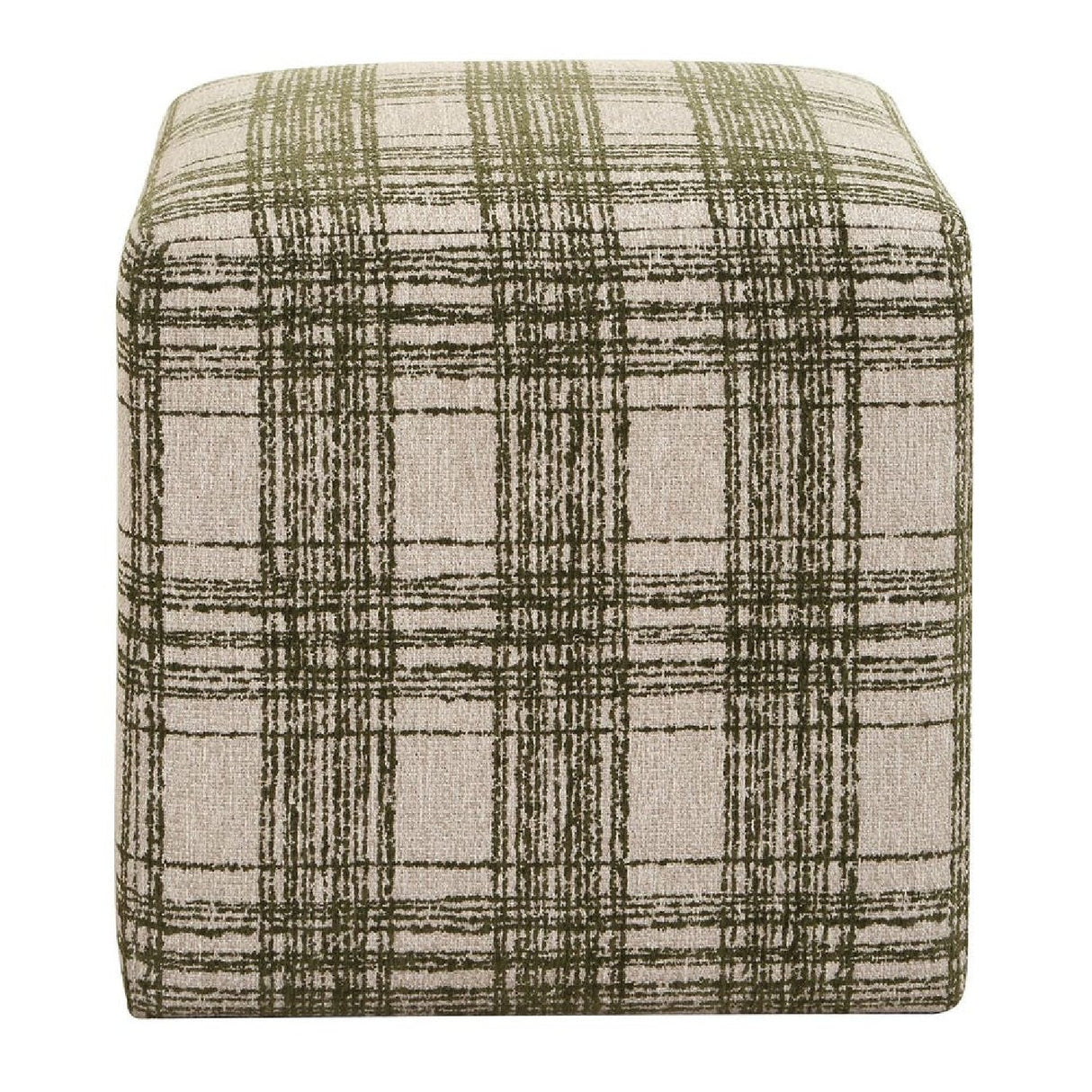 Modern European furniture - Chenille Cube Ottoman - www.oroa.com