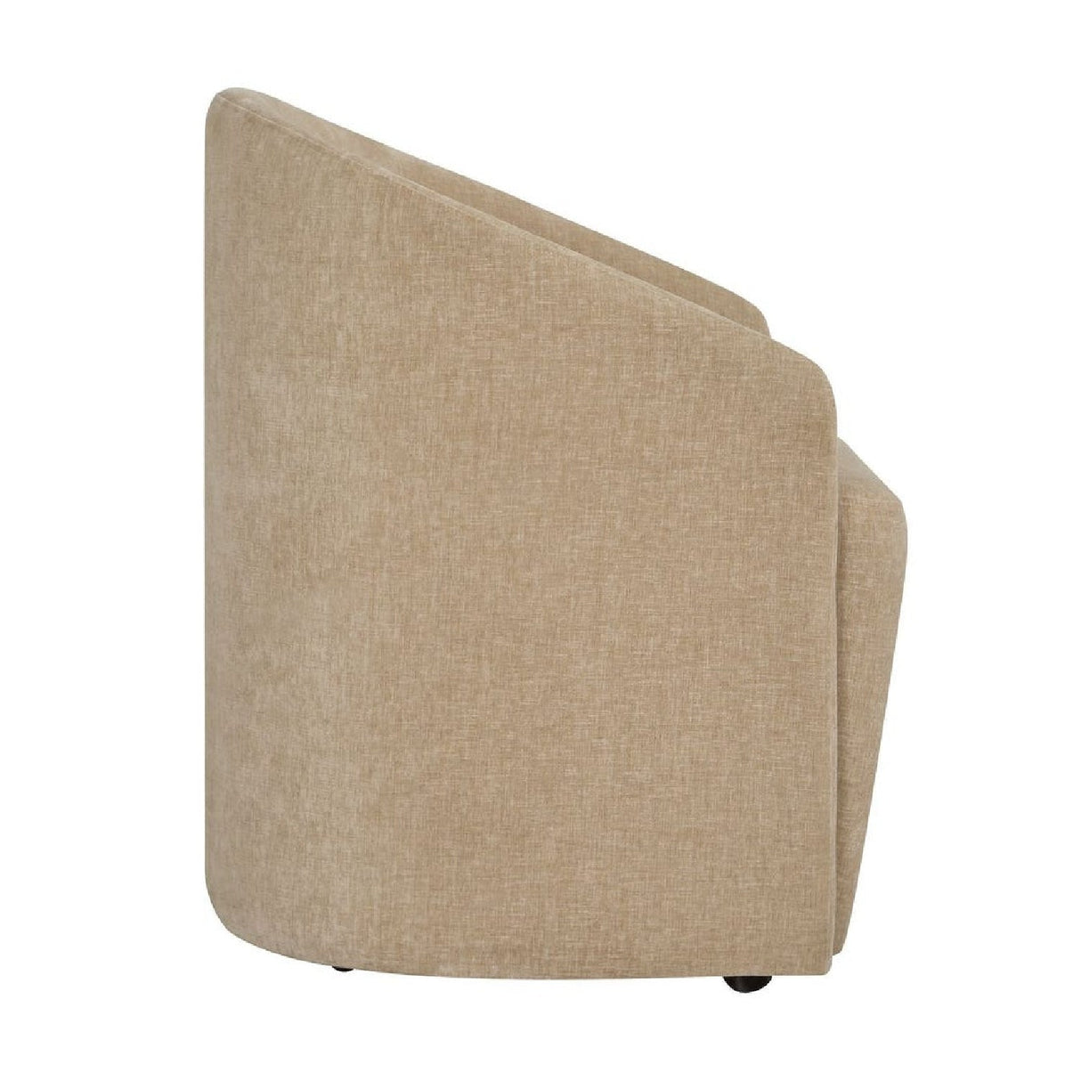 Modern European furniture - Velvet Dining Chair with Casters - www.oroa.com