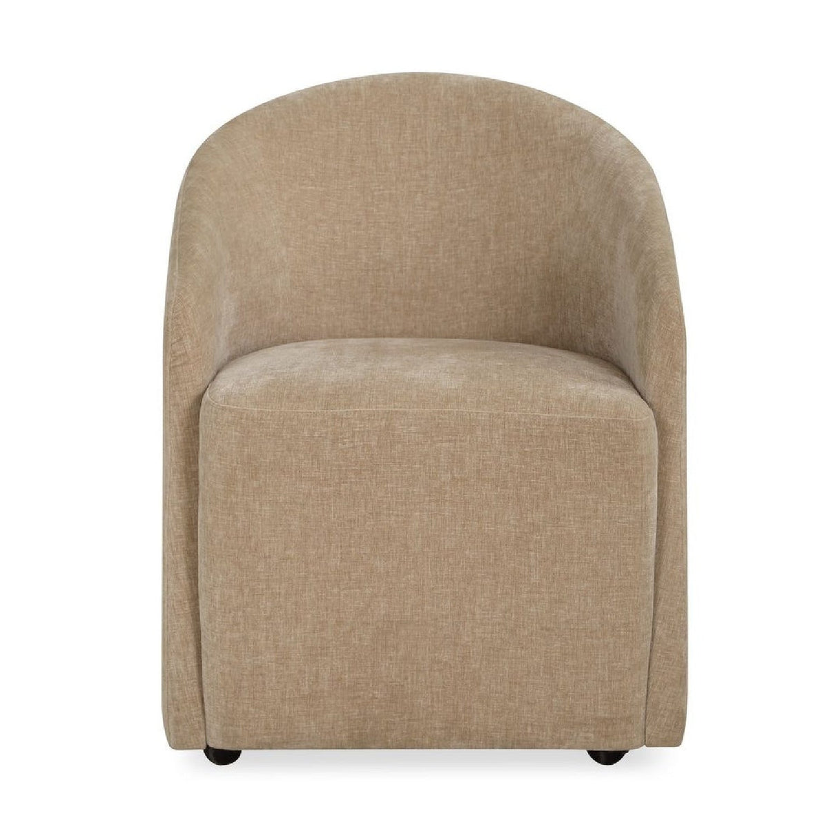 Modern European furniture - Velvet Dining Chair with Casters - www.oroa.com