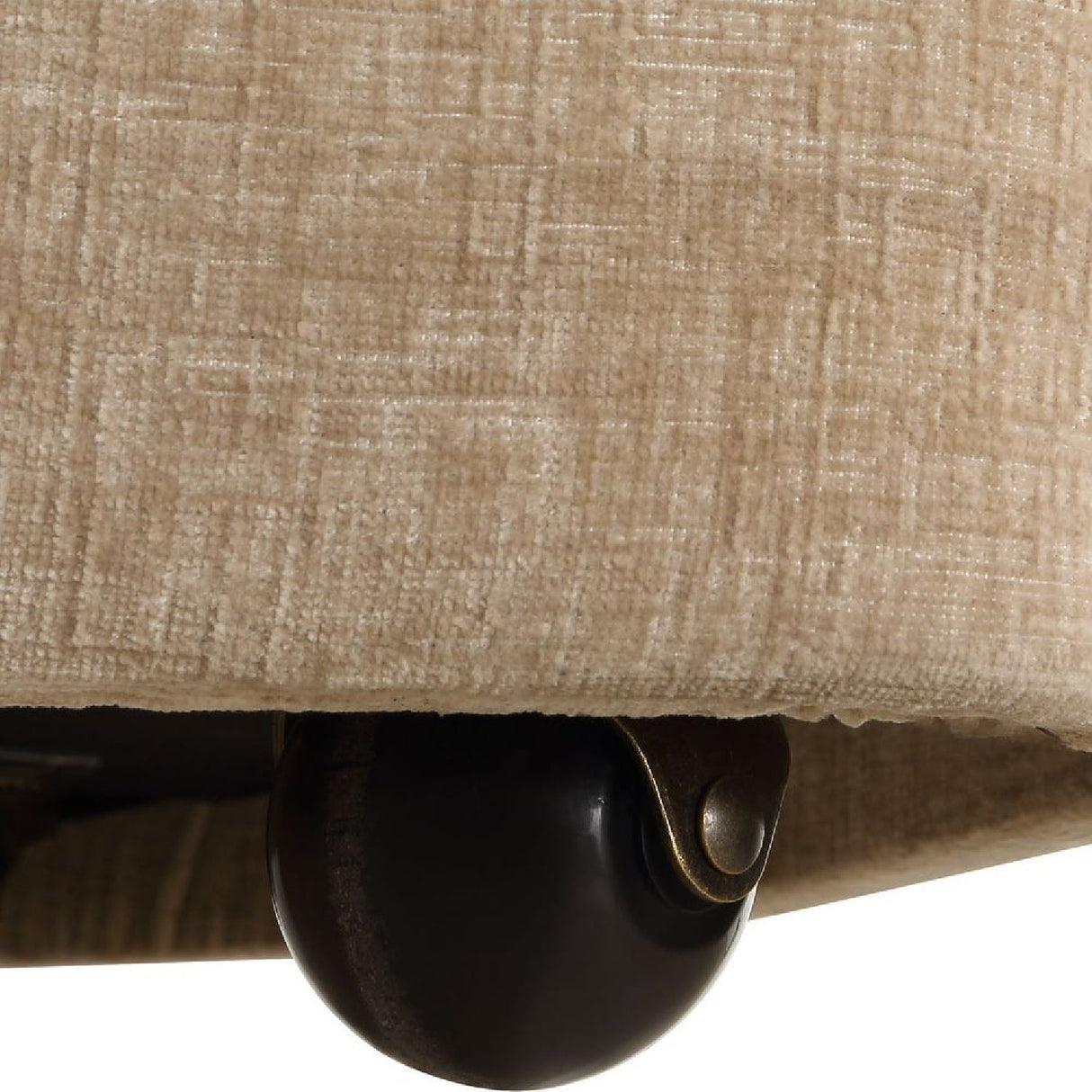 Modern European furniture - Velvet Dining Chair with Casters - www.oroa.com