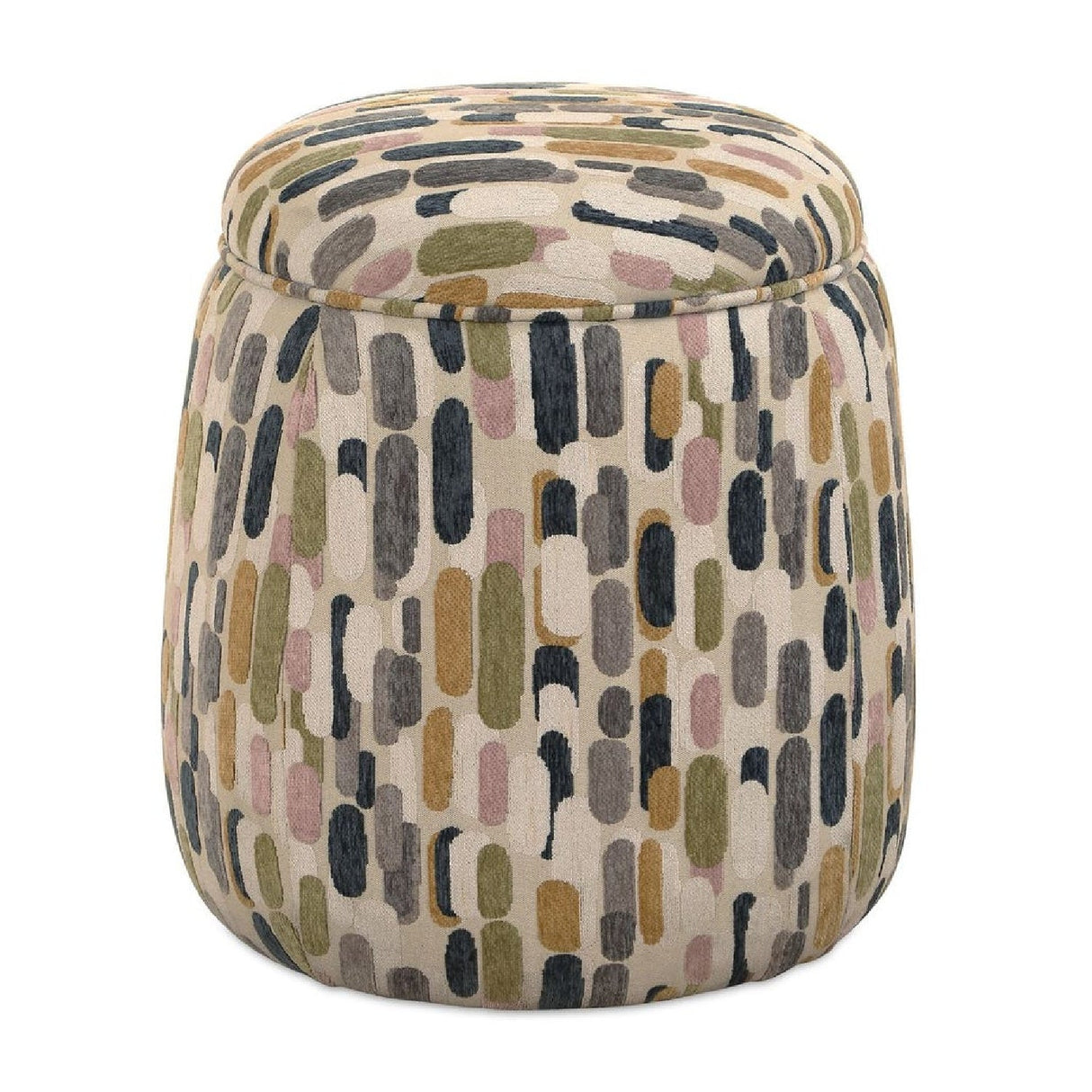 Multicolored Pattern Storage Ottoman by Uttermost Arem