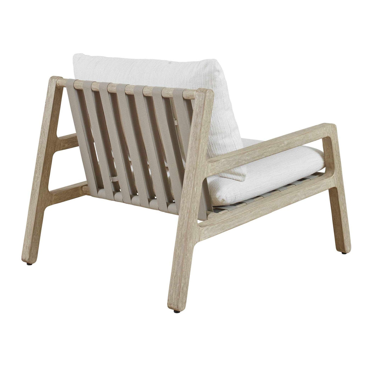 Modern European furniture - Mahogany Framed Outdoor Lounge Chair - www.oroa.com