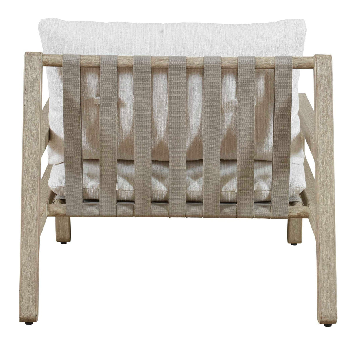 Modern European furniture - Mahogany Framed Outdoor Lounge Chair - www.oroa.com