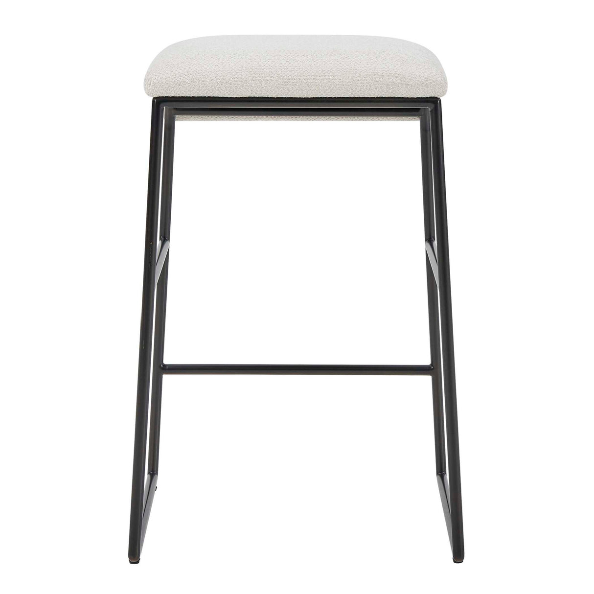 Cream Fabric Seat Counter Stool | Oroa.com