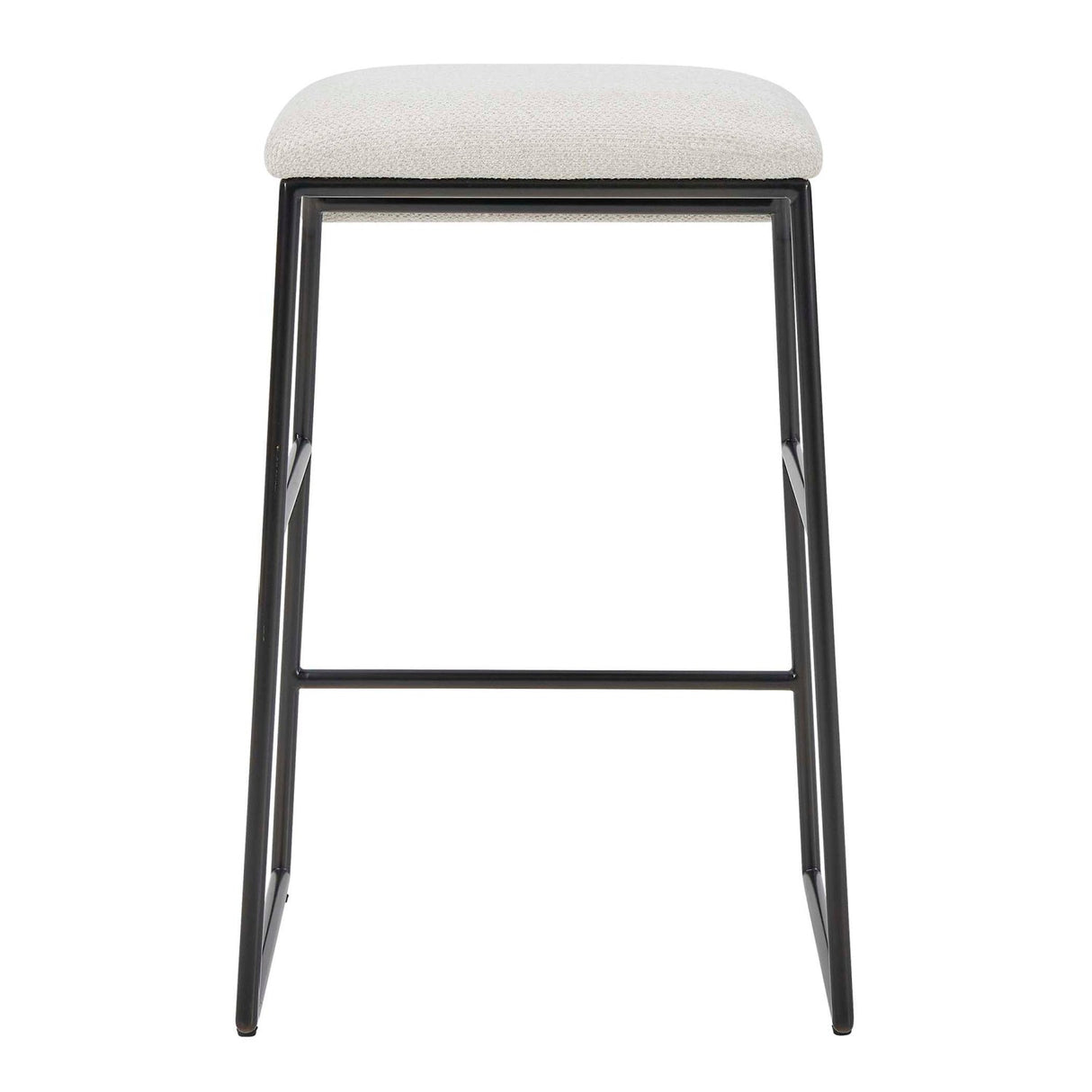 Cream Fabric Seat Counter Stool by Uttermost Arcane