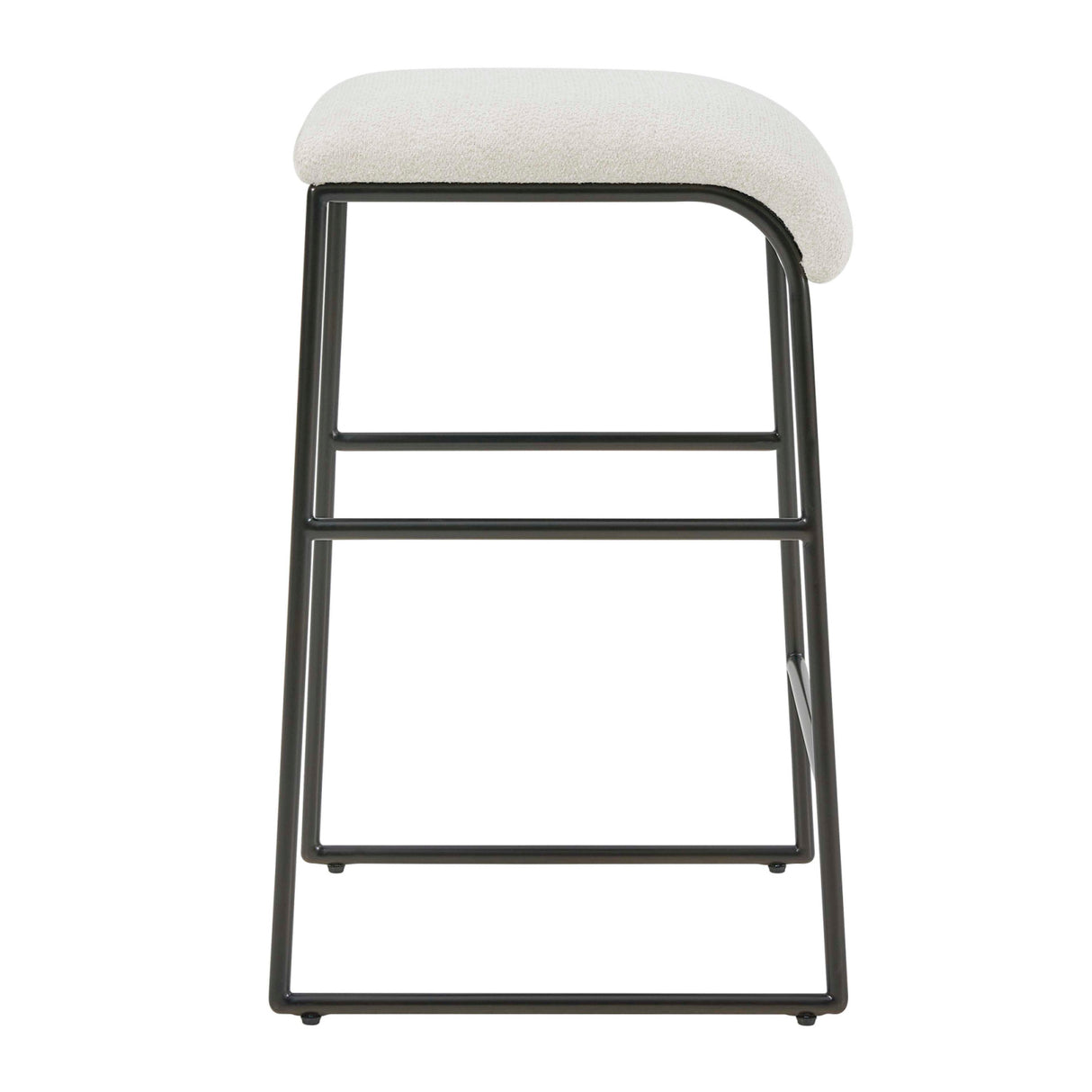 Cream Fabric Seat Counter Stool | Oroa.com
