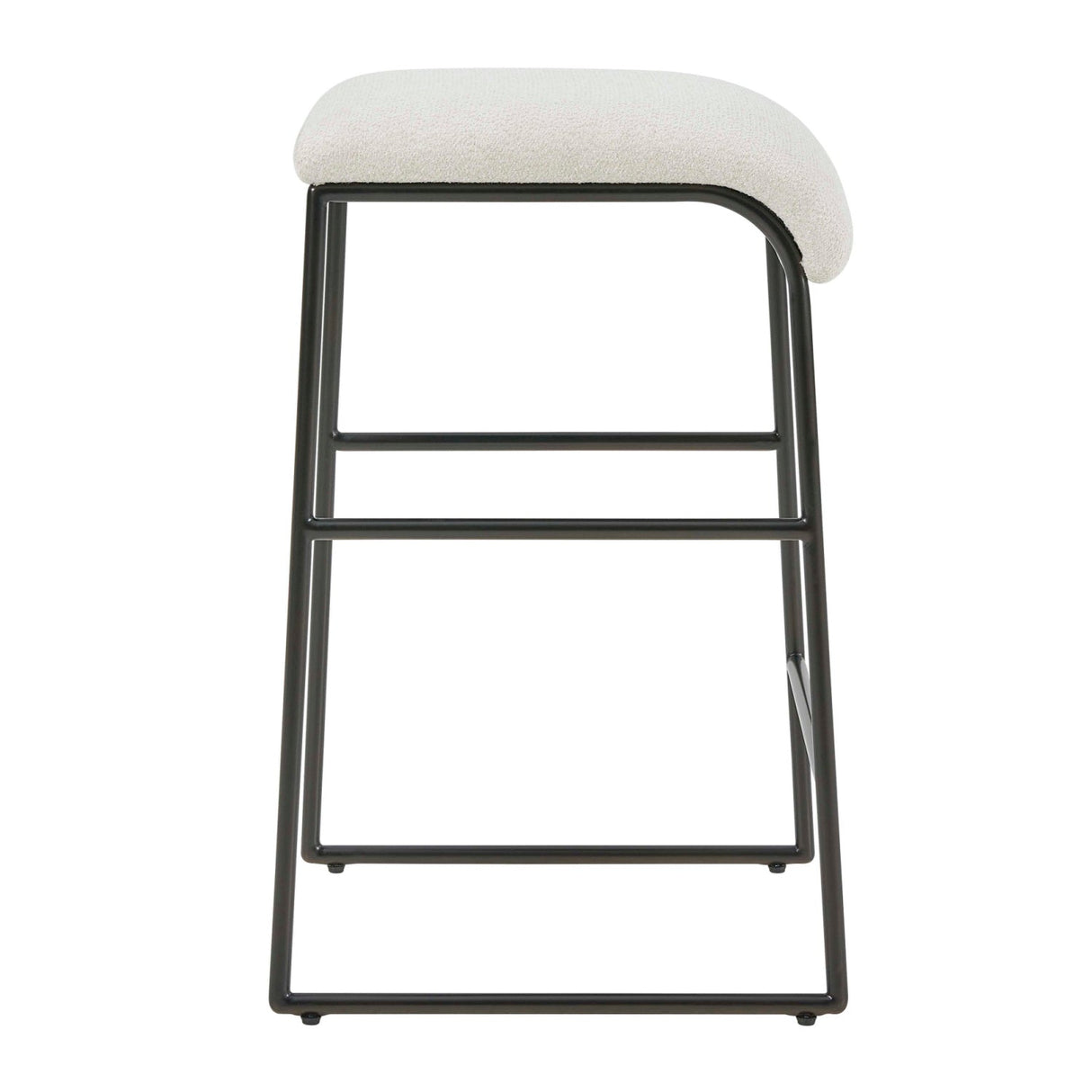 Cream Fabric Seat Counter Stool by Uttermost Arcane, alternate view 5