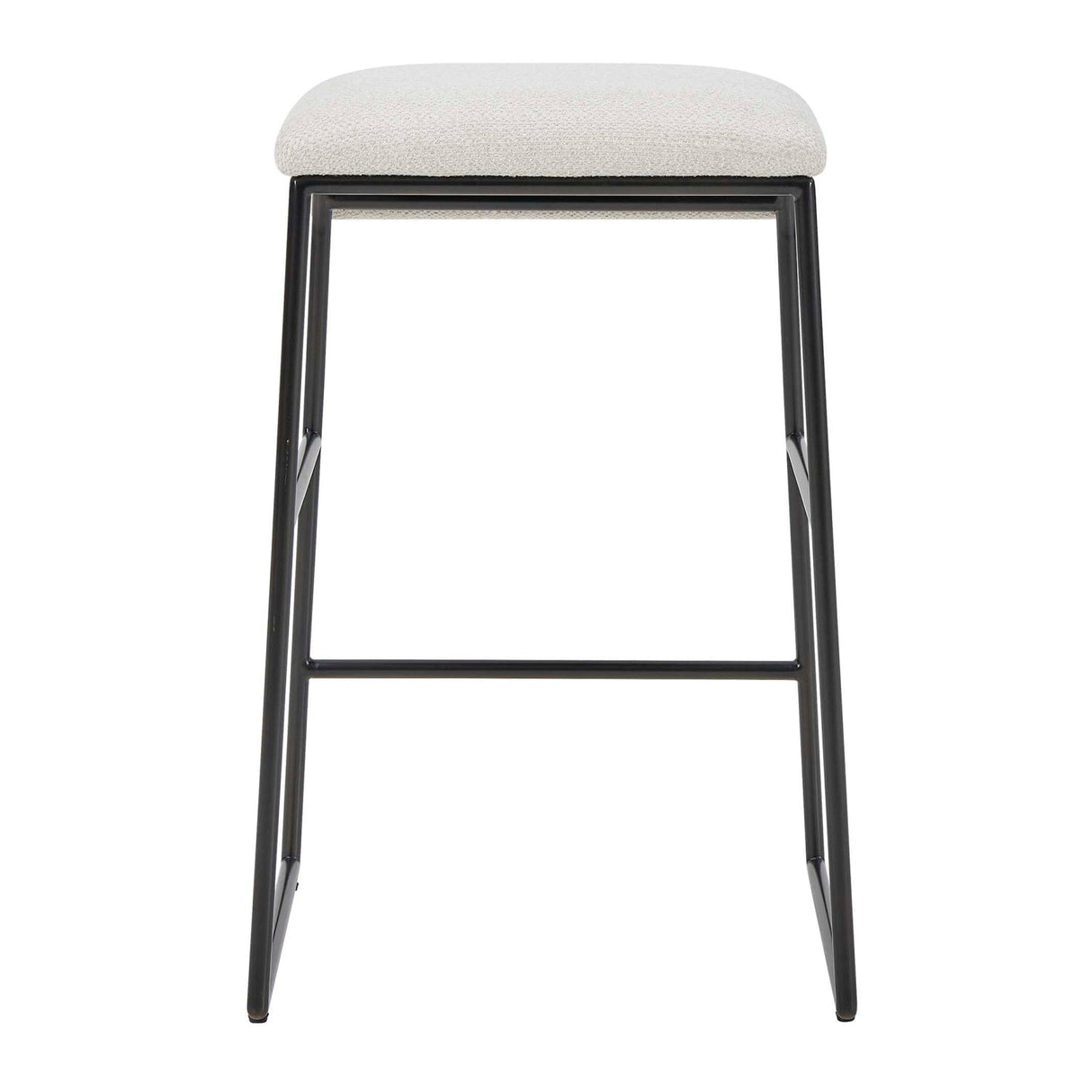 Cream Fabric Seat Counter Stool by Uttermost Arcane, alternate view 6