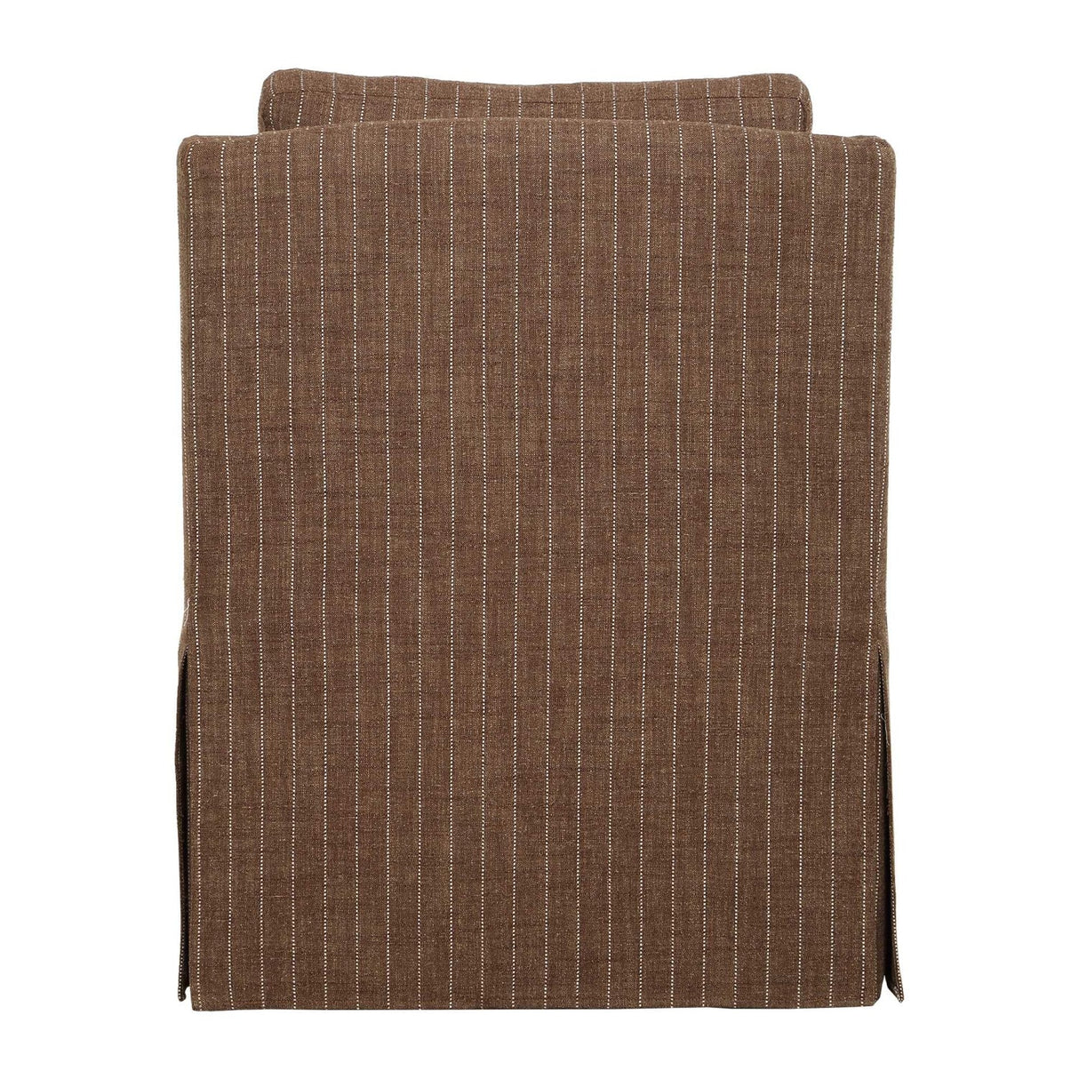 Brown Pinstripes Swivel Chair by Uttermost Luisa, alternate view 6