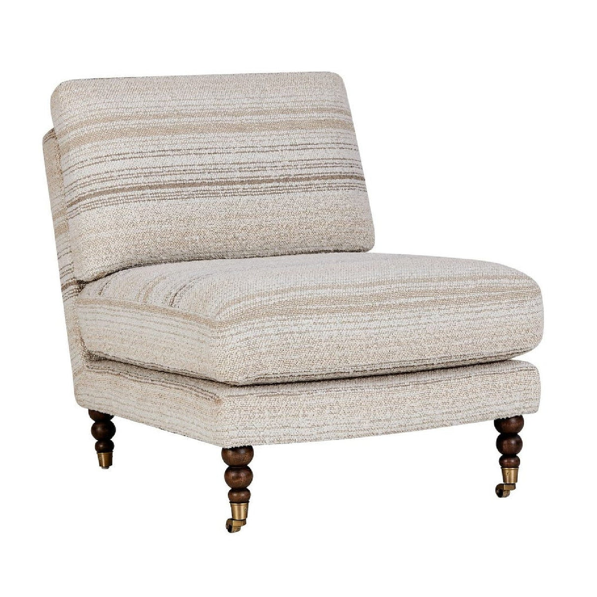 Boucle Stripes Accent Chair by Uttermost Chatsworth, alternate view 4