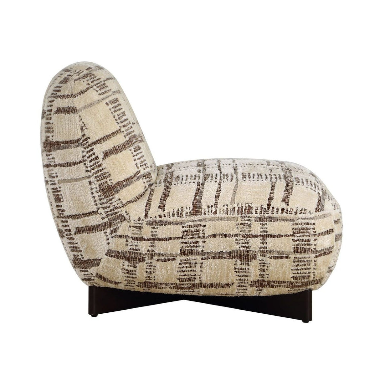 Woven Chenille Accent Chair by Uttermost Evans, alternate view 5