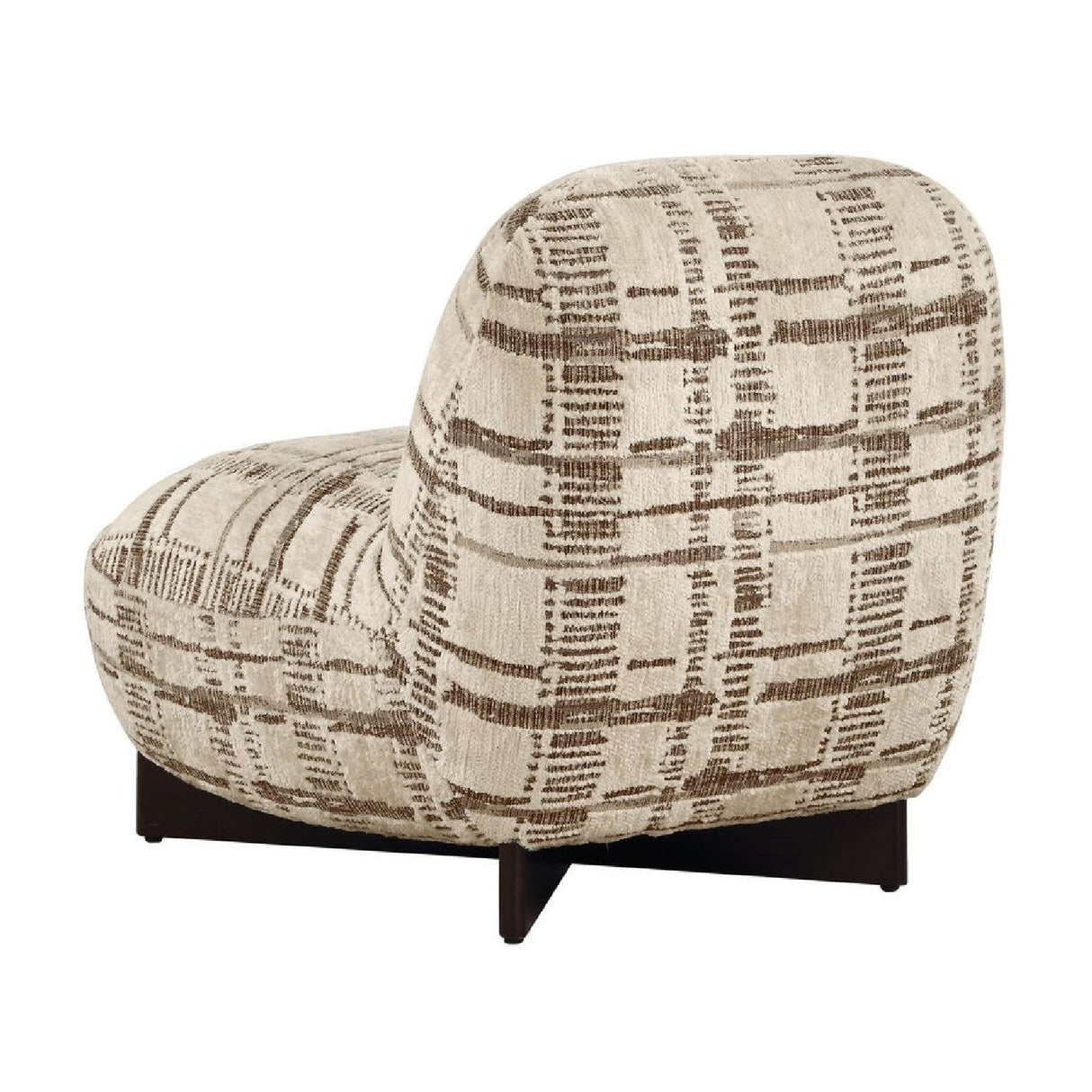Woven Chenille Accent Chair by Uttermost Evans, alternate view 4
