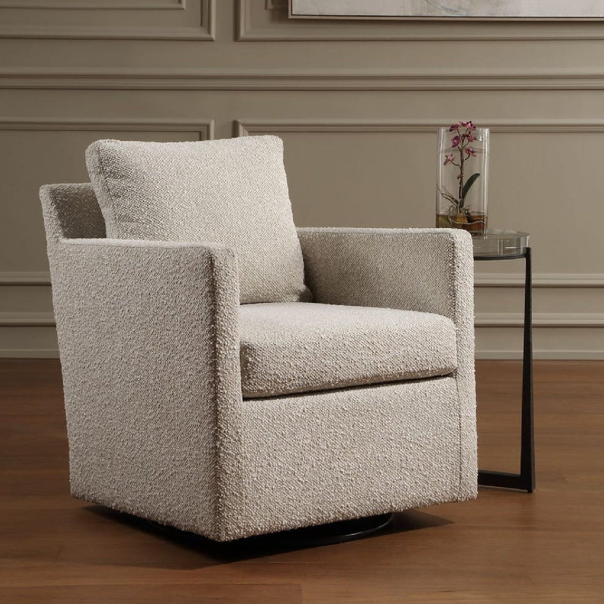 Modern European furniture - Upholstered Swivel/Glider Armchair - www.oroa.com