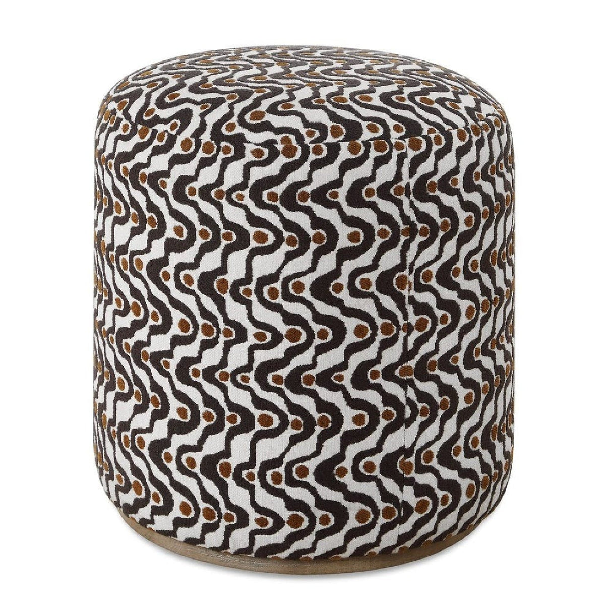 Swirl Patterned Ottoman | Uttermost Cas - www.oroa.com