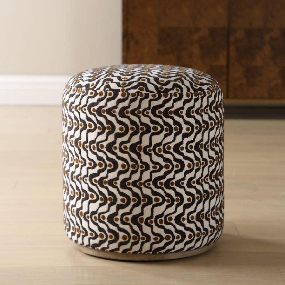 Swirl Patterned Ottoman | Uttermost Cas - www.oroa.com