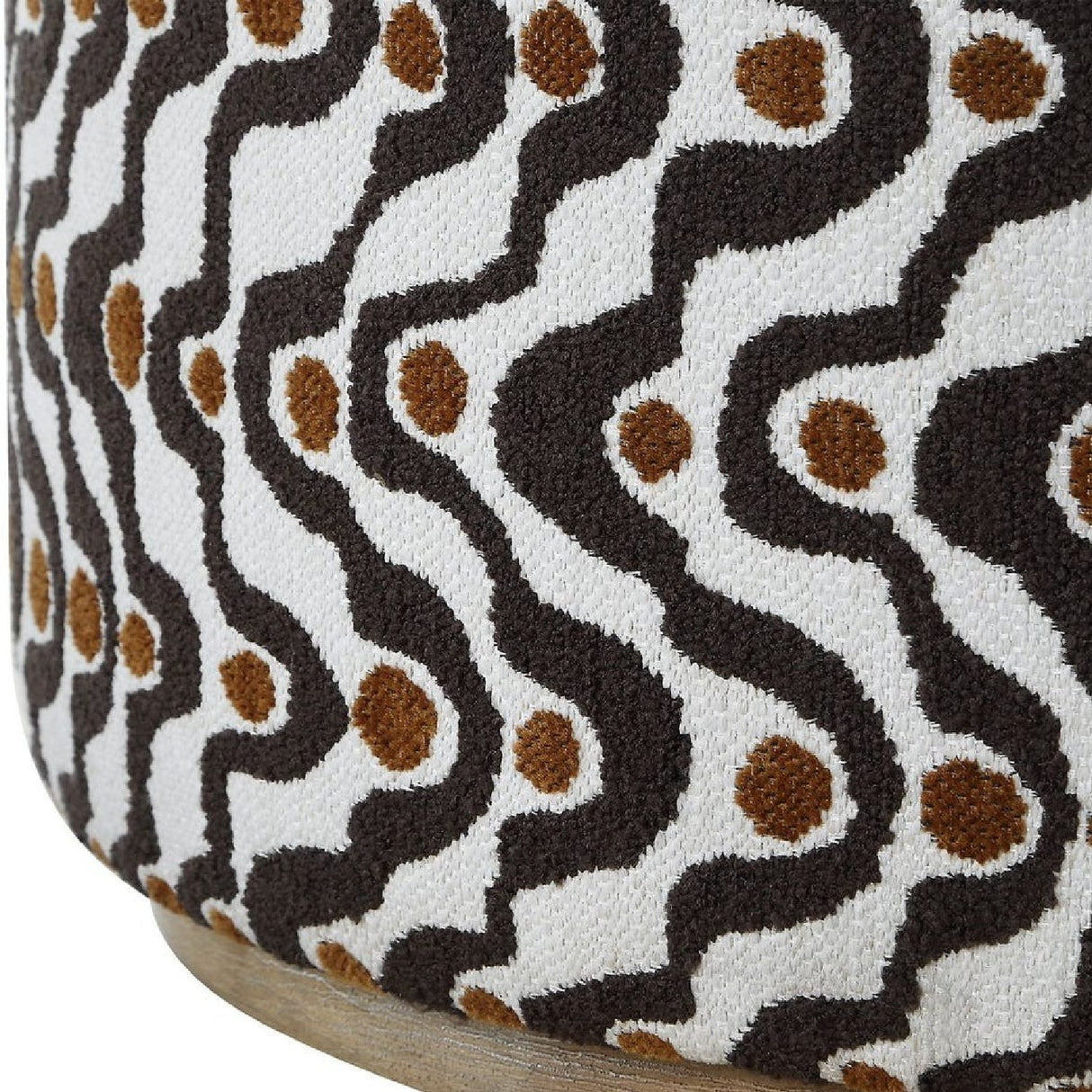 Swirl Patterned Ottoman | Uttermost Cas - www.oroa.com