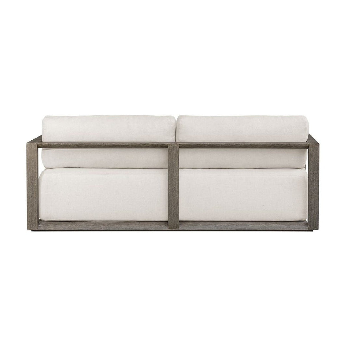 White Cushioned 3-Seater Outdoor Sofa by Uttermost Remsen, alternate view 20